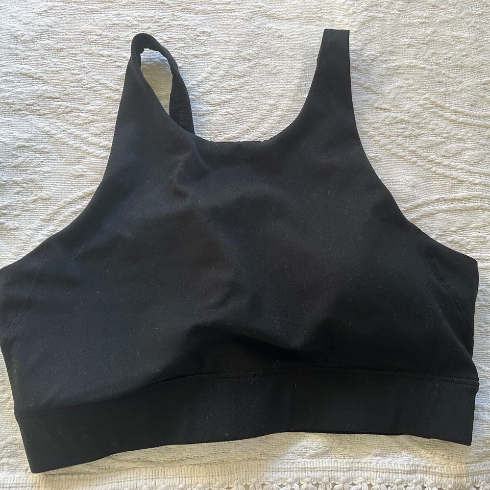 SOLD | J.Crew | Sports Bra Women’s Black Cloudstretch Activewear | Size M